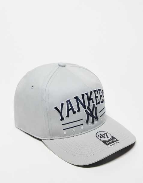 47 Brand – NY Yankees – Grå, figursydd snapback-keps - view 1
