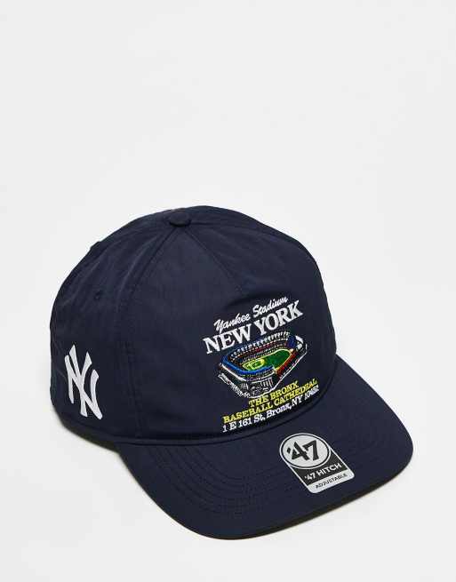 47 Brand – NY Yankees – Granatowa baseballowa czapka z daszkiem i motywem stadionu