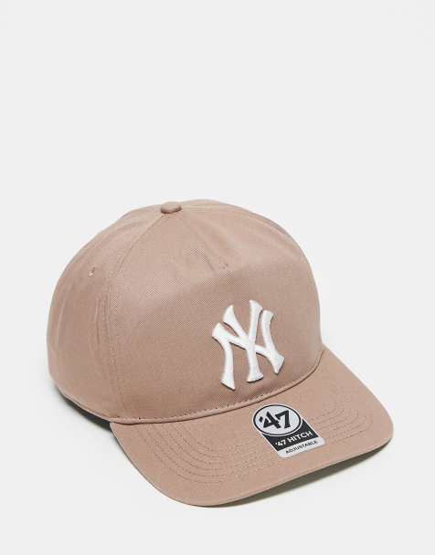 47 Brand NY Yankees hitch baseball cap in light brown - view 1