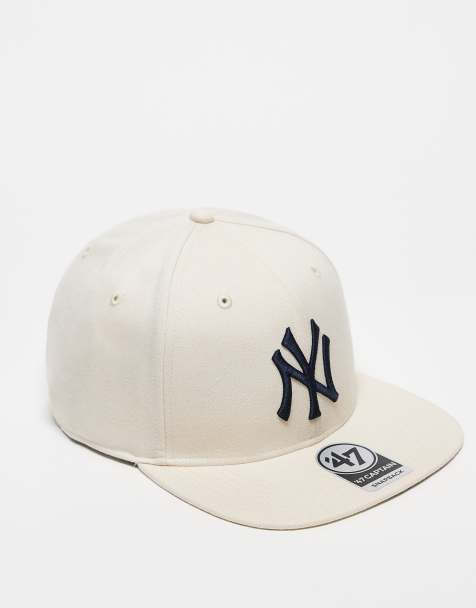 47 Brand - NY Yankees - Hvid og tætsiddende kasket med lige top - view 1