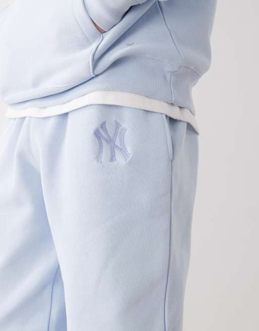 47 Brand NY Yankees joggers in ice blue, 3 of 5