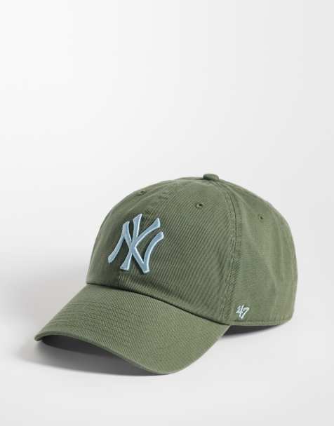 47 Brand - NY Yankees - Kakigrøn kasket med blåt kontrastlogo - view 1