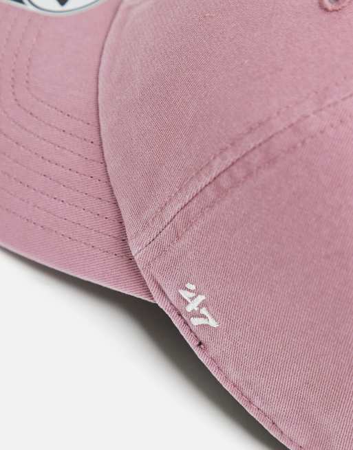 47 Brand – NY Yankees – Kappe in Rosa mit kleinem Logo, 3 von 4