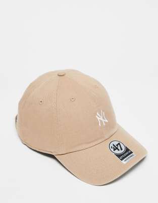 47 Brand - NY Yankees - Kappe in verwaschenem Beige mit Mini-Logo-Neutral