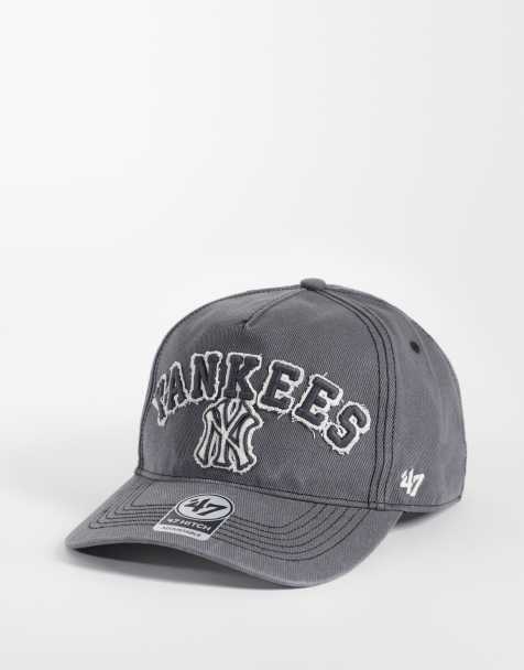 47 Brand NY Yankees logo hitch cap in charcoal grey - view 1