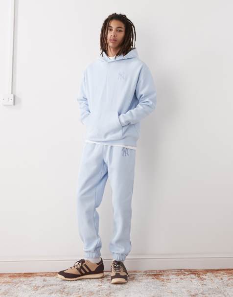 47 Brand NY Yankees logo tracksuit in ice blue - view 1