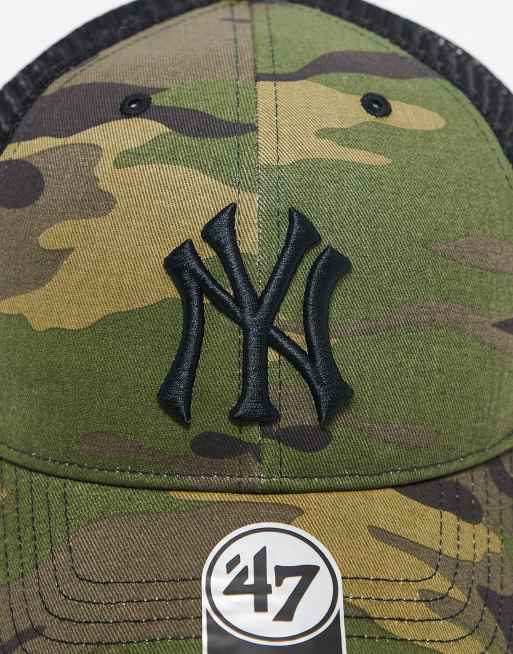 47 Brand NY Yankees mesh back cap in camo, 2 of 3