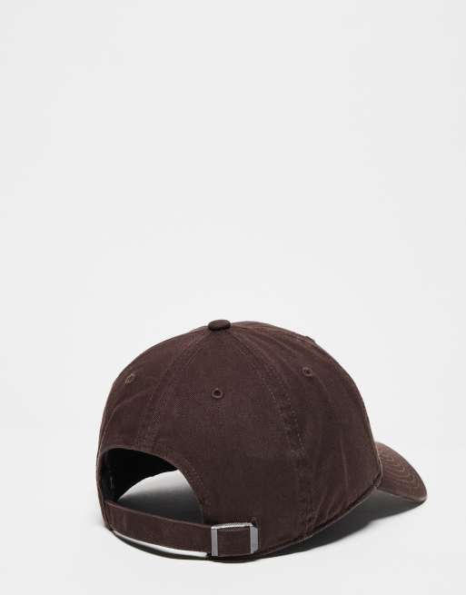 47 Brand NY Yankees mini logo cap in washed brown