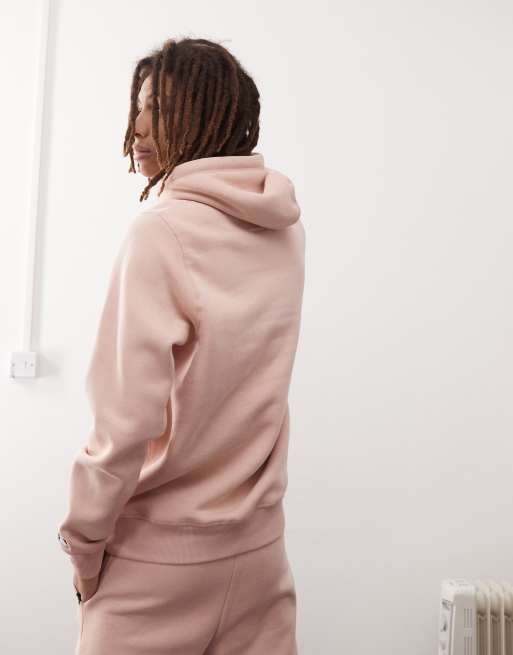 47 Brand NY Yankees mini logo hoodie co ord in dusty mauve ASOS
