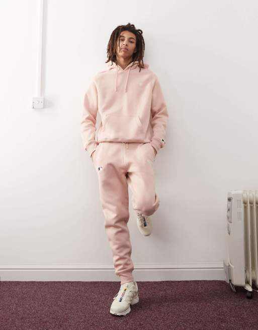 47 Brand NY Yankees mini logo hoodie in dusty mauve (part of a set)