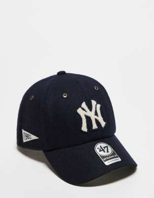 47 Brand 47 Brand NY Yankees motif clean up cap in navy