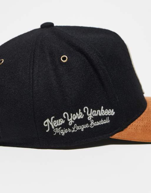 47 Brand NY Yankees motif hitch contrast peak cap in black multi, 2 of 3