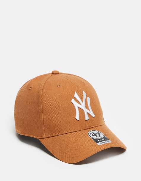 47 Brand NY Yankees mvp cap in deep orange - view 1