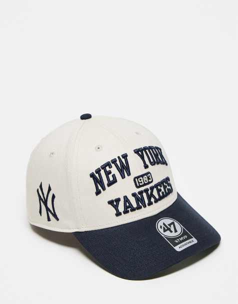 47 Brand – NY Yankees MVP – Naturvit och marinblå baseballkeps - view 1