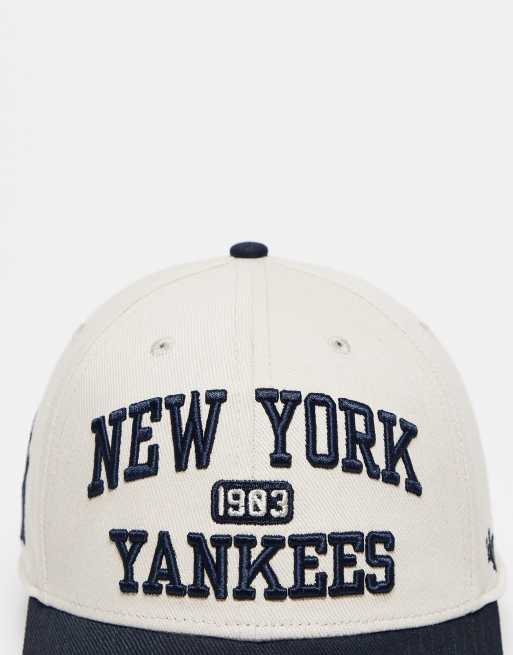 47 Brand - NY Yankees - MVP - Råhvid/marineblå baseballcap, 2 af 3