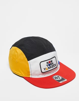 47 Brand 47 Brand NY Yankees primary colour block cap in multi