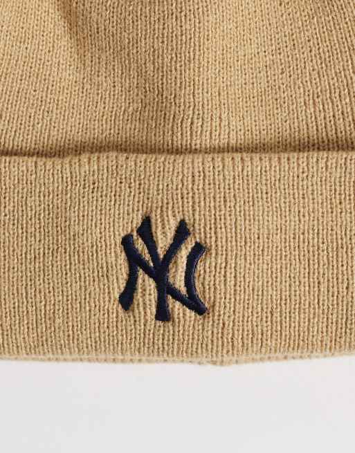 47 Brand NY Yankees randle cuff stickad mössa i beige, 2 av 3