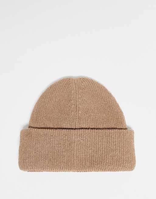 47 Brand NY Yankees ribbed cuff knit beanie in beige | ASOS