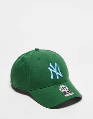 47 Brand 47 Brand NY Yankees snapback fitted cap in green