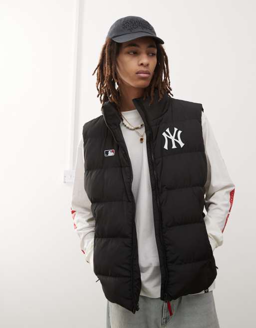 47 Brand - NY Yankees - Sort og foret vest med hætte