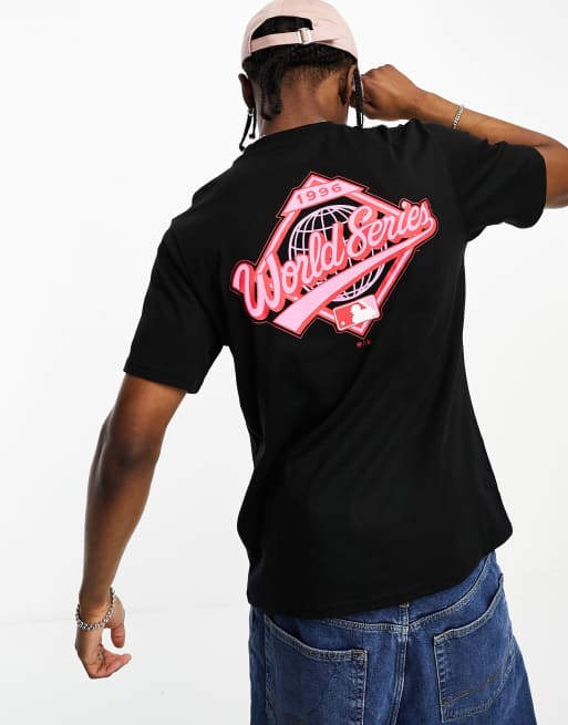 47 Brand - NY Yankees - Sort T-shirt med bryst- og rygprint