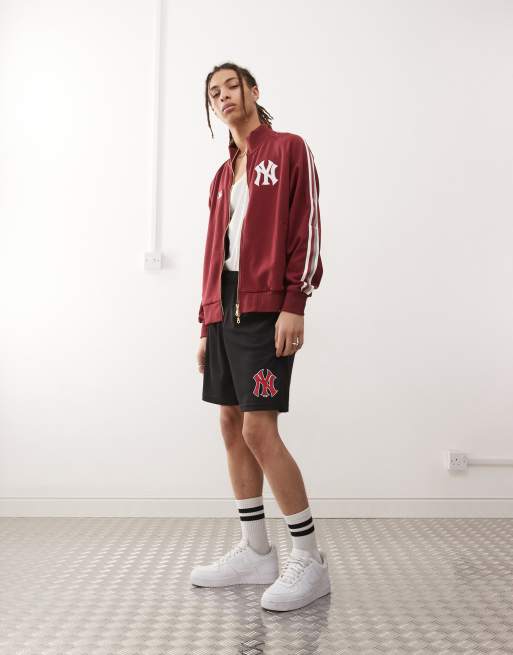 47 Brand - NY Yankees - Sorte/røde shorts med logoprint