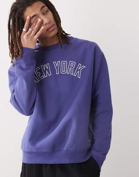 47 Brand - NY Yankees - Sweatshirt met logoprint in marineblauw - view 1