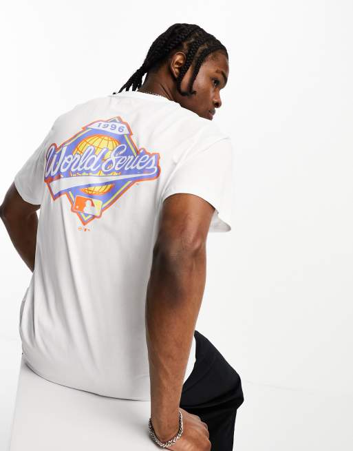 47 Brand - NY Yankees - T-shirt met print op de borst en rug in wit
