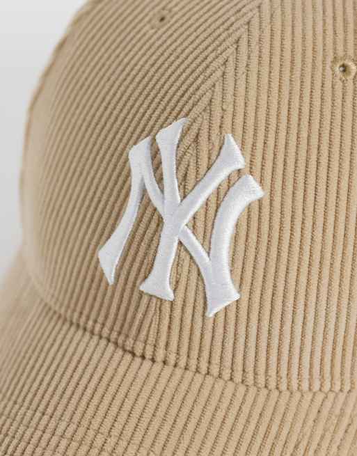 47 Brand NY Yankees thick cord cap in beige, 2 of 3