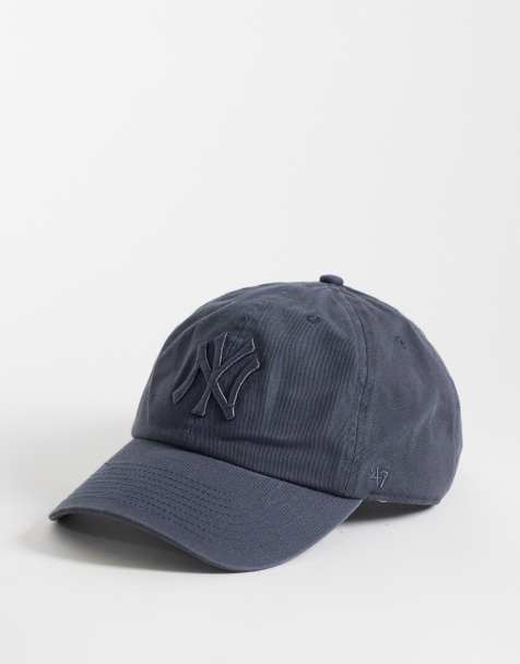 47 Brand NY Yankees tonal outline logo cap in vintage navy - view 1