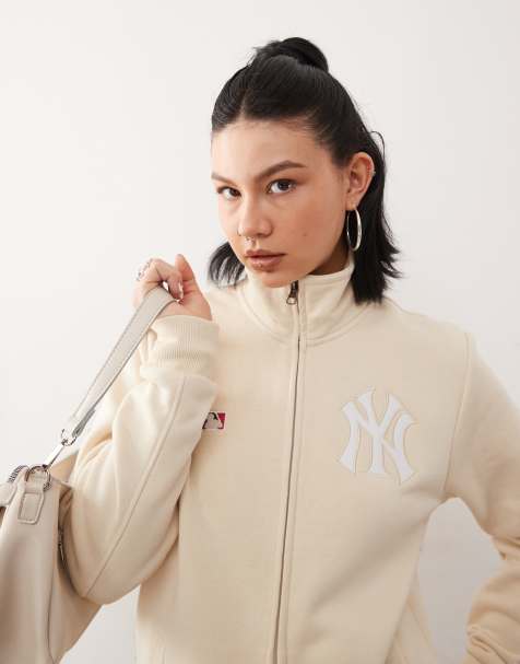 47 Brand NY Yankees track jacket in sand - view 1