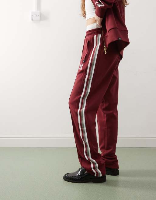 47 Brand NY Yankees trackies in burgundy (part of a set)