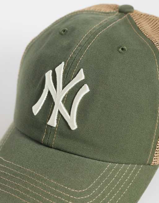 47 Brand – NY Yankees – Trawler Clean Up – Kakifärgad truckerkeps, 2 av 3