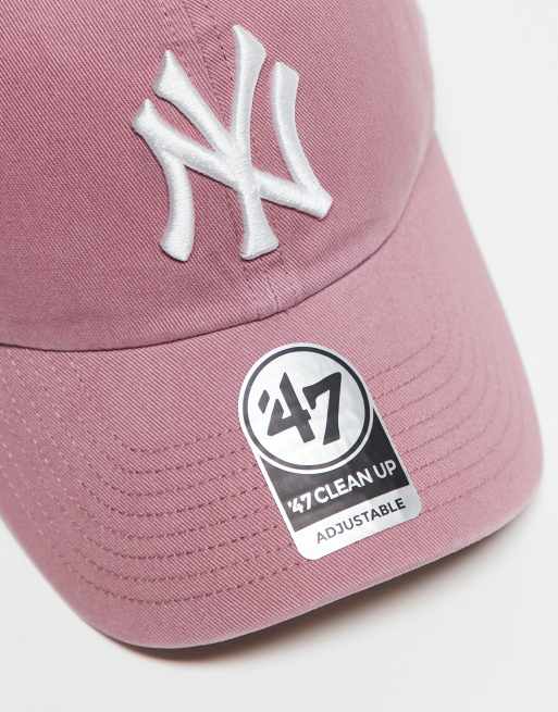 47 Brand - NY Yankees - Vasket rosa kasket med logo, 2 af 3