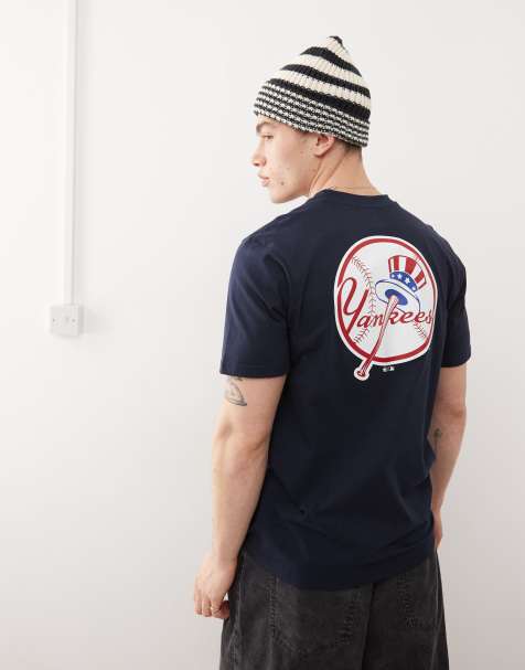 47 Brand NY Yankees with back print t-shirt in navy - view 1