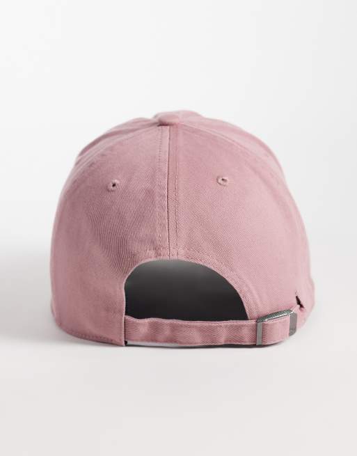 47 Brand NY Yankees womens base runner mini logo clean up cap in mauve pink, 3 of 3