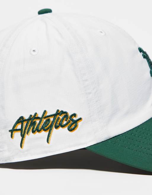 47 Brand Oakland Athletics clean up baseball cap in white and green, 2 of 3