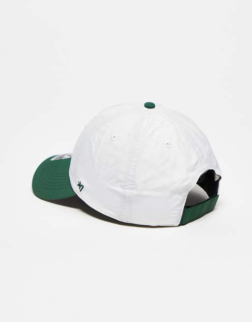 47 Brand – Oakland Athletics Clean Up – Baseballkappe in Weiß und Grün, 3 von 3