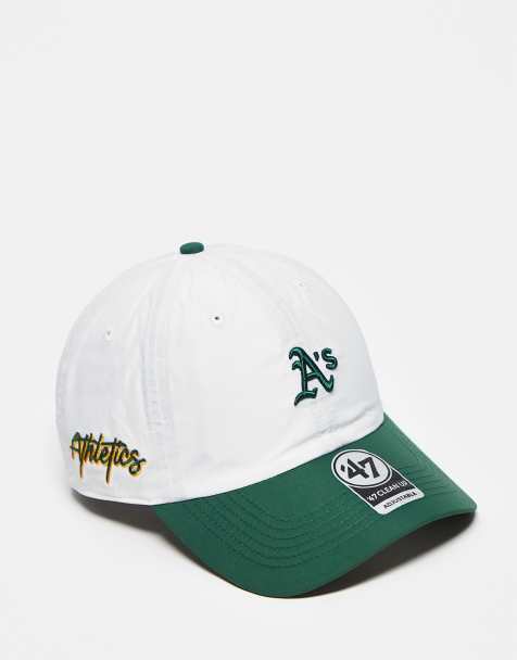 47 Brand - Oakland Athletics Clean Up - Cappellino con visiera bianco e verde - view 1