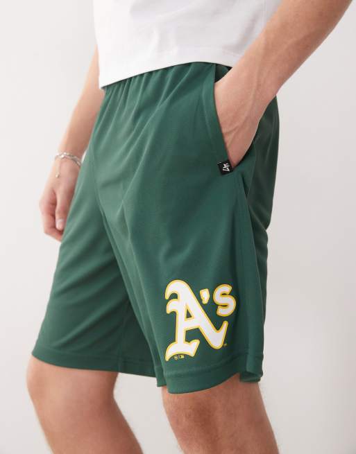 47 Brand Oakland Athletics imprint logo shorts in green, 2 of 5
