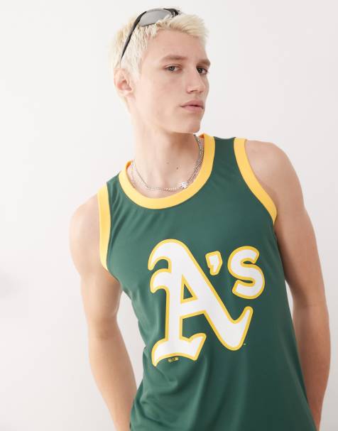 47 Brand Oakland Athletics imprint logo vest in green - view 1
