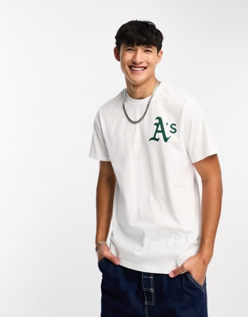 Oakland Athletics 40 Years '47 Echo MLB T-Shirt White