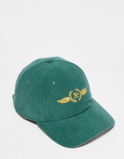 47 Brand - Pet van corduroy met Oakland Athletics-logo in groen - view 1
