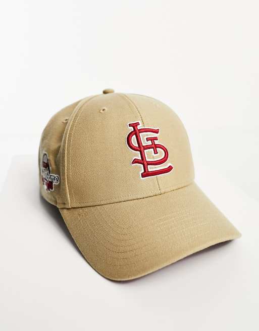 47 Brand St Louis Cardinals Baseball Cap In Beige With Logo And