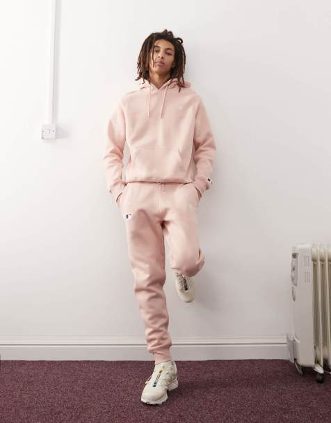 47 Brand - Sweat à capuche d'ensemble avec petit logo NY Yankees - Mauve cendré - view 1