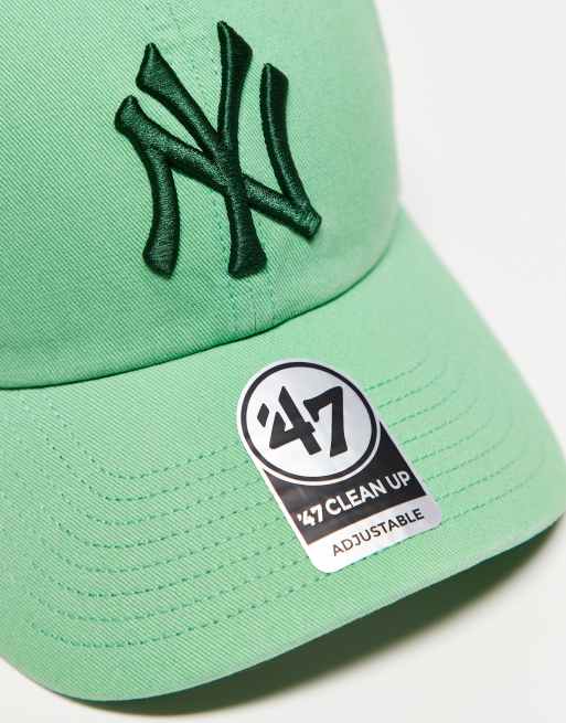 47 Brand tonal NY Yankees clean up baseball cap in green