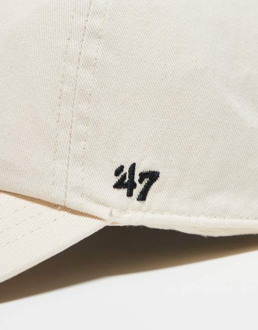 47 Brand – Unisex-Kappe in Creme mit Corgi-Stickerei, 2 von 4