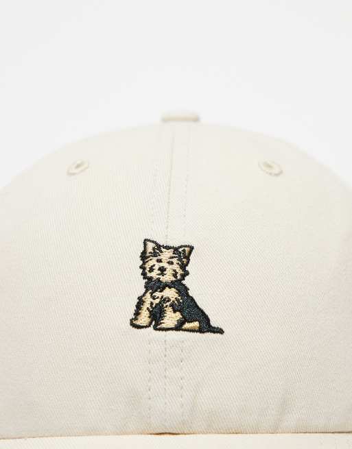 47 Brand – Unisex-Kappe in Creme mit Corgi-Stickerei, 4 von 4