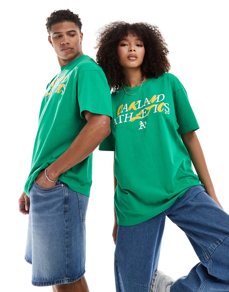 47 Brand unisex Oakland Athletics t-shirt in green