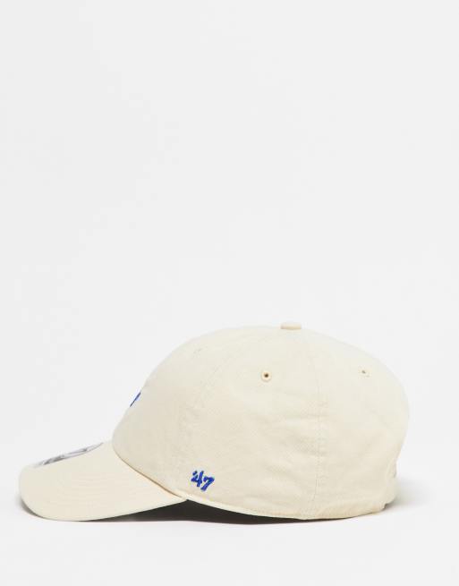 47 Brand MLB LA Dodgers Baseball Cap In Off White for Men